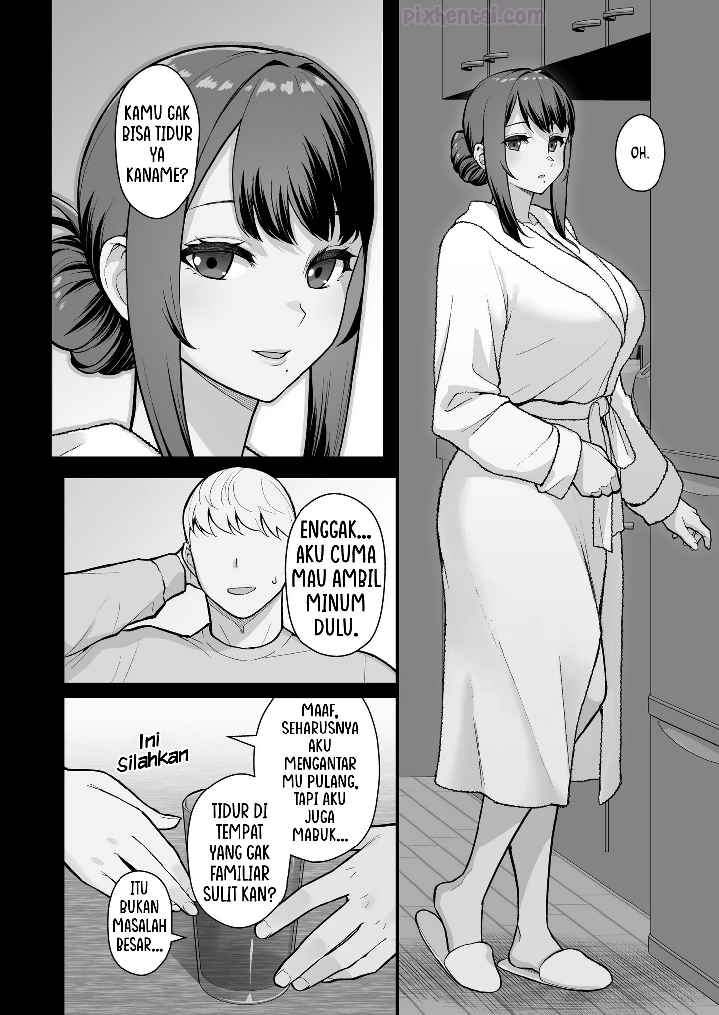 Komik hentai xxx manga sex bokep Kazoku ga Neshizumaru Yoru ni Hitozuma o Daita Hon 25